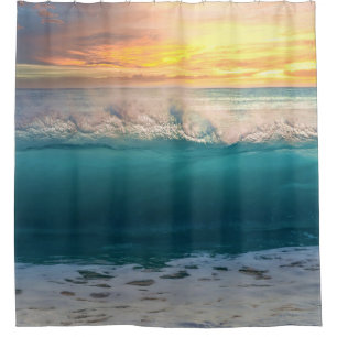 Rideaux De Douche Ocean Sunset Beach Photo 193