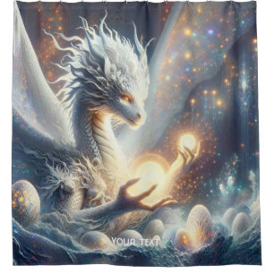Rideaux De Douche Oeufs légers Imaginaires Dragon
