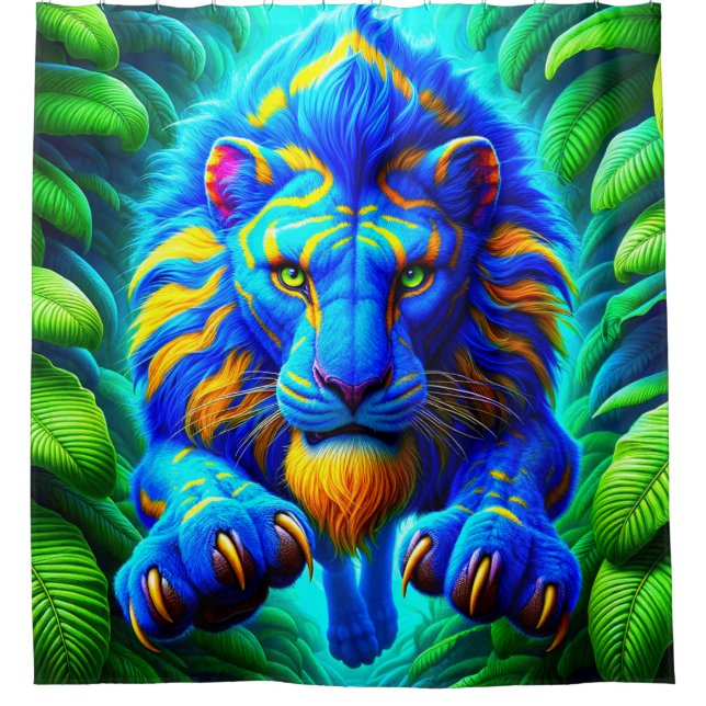 Rideaux De Douche OEuvre de Lion (Devant)