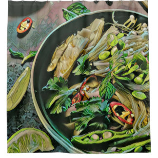 Rideaux De Douche OEuvre de Ramen