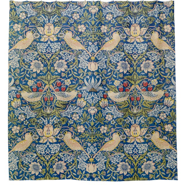 Rideaux De Douche Oiseau Art Nouveau Design (Devant)