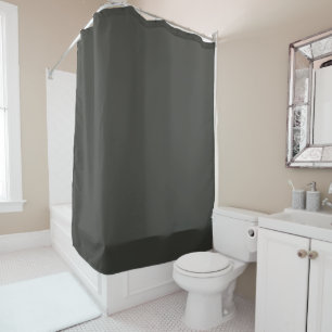 Rideaux De Douche olive noire (couleur solide)