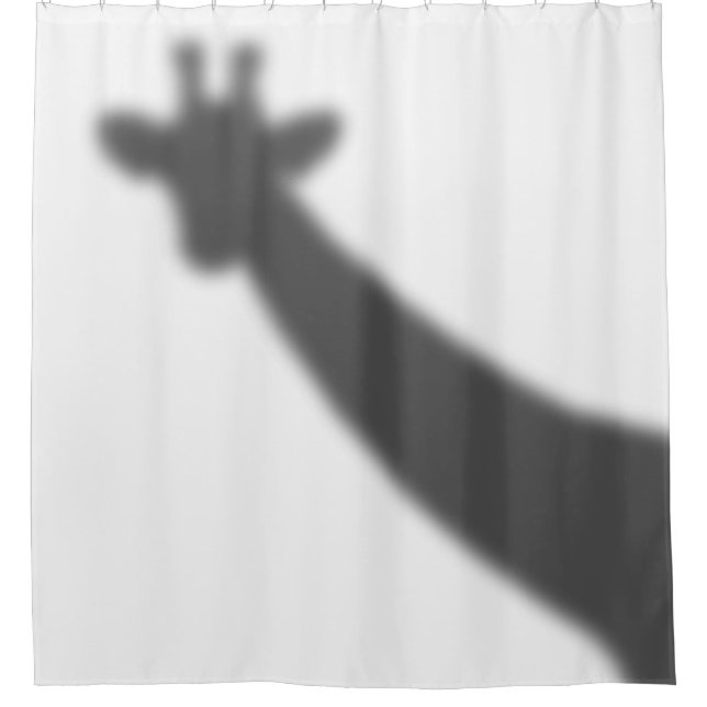 Rideaux De Douche Ombre de girafe (Devant)
