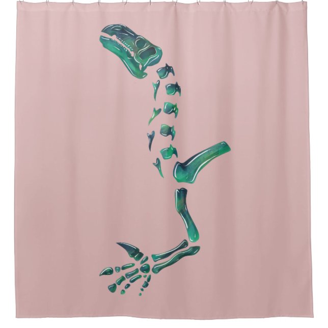 Rideaux De Douche Opal Iguanodon Dinosaur (Devant)