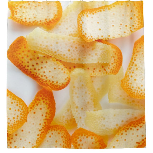 Rideaux De Douche Orange peaux (Devant)