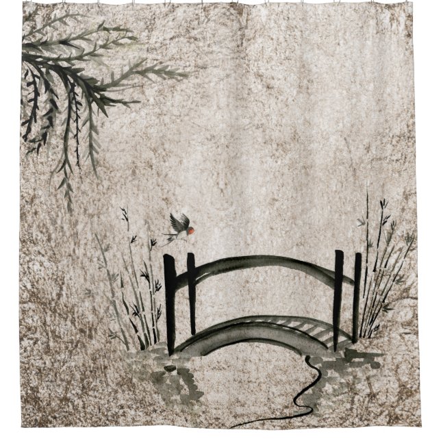 Rideaux De Douche Oriental (Devant)