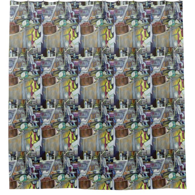 Rideaux De Douche Où est le Fish Head Curry ? Singapour (Devant)