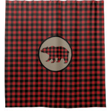 Ours Plaid Noir Rouge
