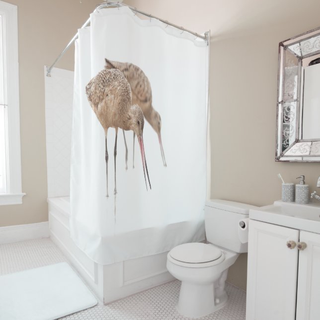 Rideaux De Douche Paire de Godwit marbrée (En situation)