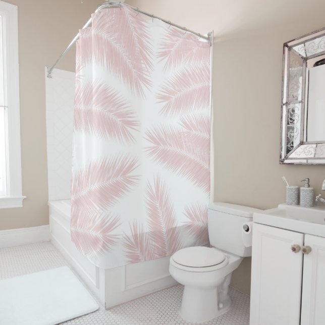 Rideaux De Douche Palm Feuille Finesse Motif 3 (En situation)