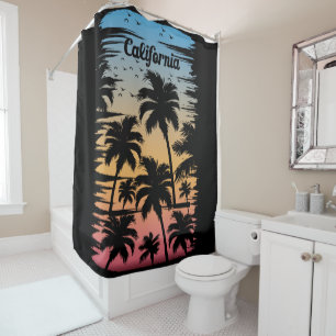 Rideaux De Douche Palmier de Californie