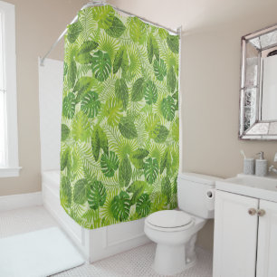 Rideaux De Douche Palmiers verts