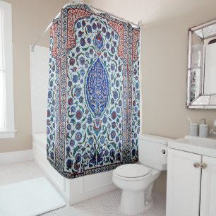 Rideaux De Douche panneau iznik Vintage
