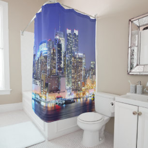 Rideaux De Douche Panorama de Manhattan