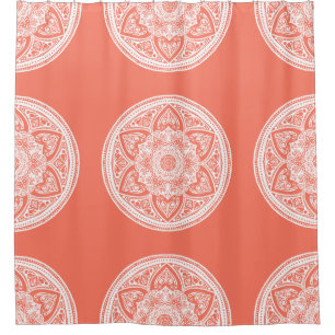 Rideaux De Douche Papaya Mandala