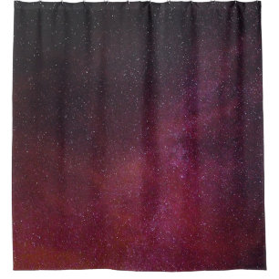 Rideaux De Douche Papier peint numérique rose, rouge et noir