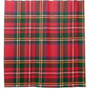 Rideaux De Douche Papier peint Tartan traditionnel