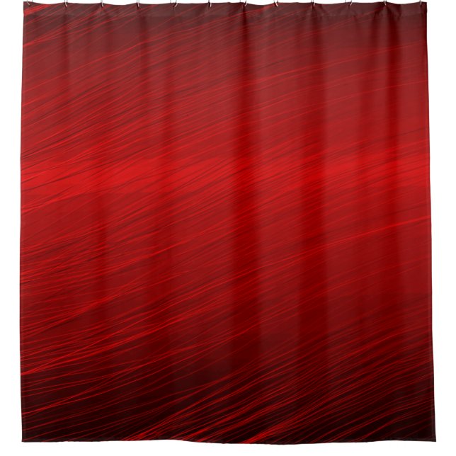 Rideaux De Douche Papier rouge rubis brillant (Devant)