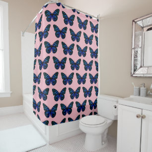 Rideaux De Douche Papillon bleu Thunder_Cove