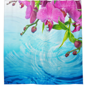 Rideaux De Douche paradis tropical, zen, paix, médiation, yoga,