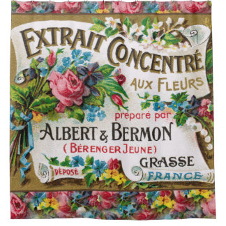 Rideaux De Douche Parfum de Français d'époque de belle