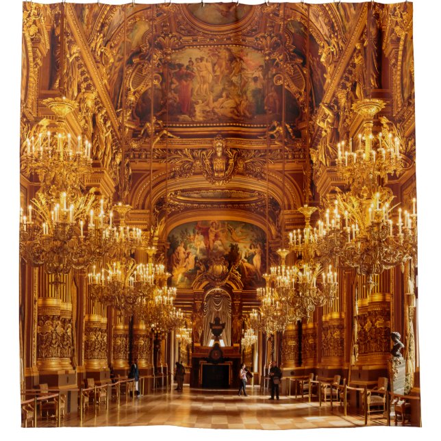 Rideaux De Douche Paris Opéra Garnier Vue Intérieure (Devant)
