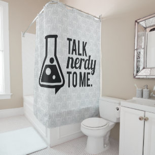 Rideaux De Douche Parler Nerdy