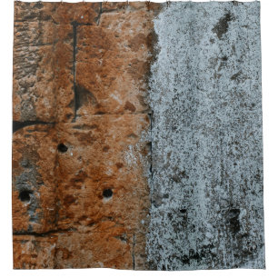 Rideaux De Douche paroi Brown en brique