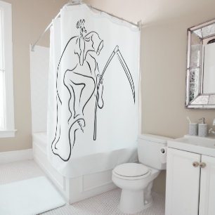 Rideaux De Douche Parrain/hip hop sinistre