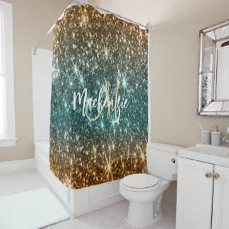 Rideaux De Douche Parties scintillant colorée