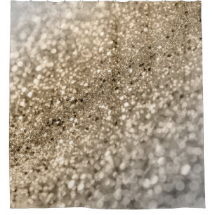 Rideaux De Douche Parties scintillant Gold Silver Bokeh #1 (Parties