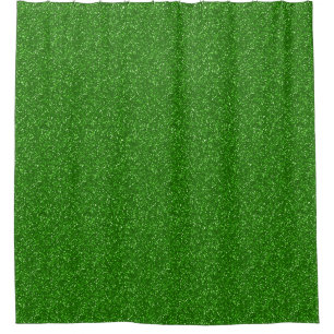 Rideaux De Douche Parties scintillant verte simple et étincelles Tex