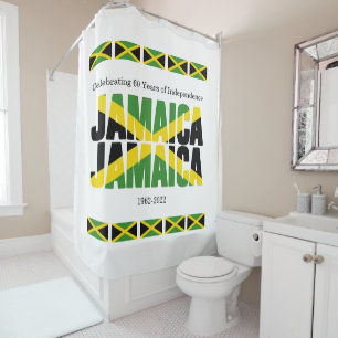 Rideaux De Douche Patriotique JAMAICA JAMAICA