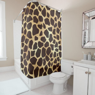 Rideaux De Douche Patters d'Or Brown