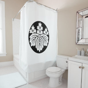 Rideaux De Douche Paulownia à feuilles pointues avec 53 floraisons d