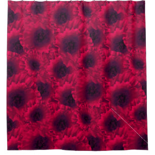 Rideaux De Douche Pavot rouge