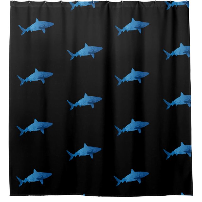 Rideaux De Douche Paysage marin du requin Wilderness (Devant)