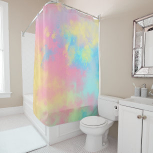Rideaux De Douche Peinture arc-en-ciel