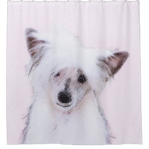Rideaux De Douche Peinture chinoise en poudre - Art Chien
