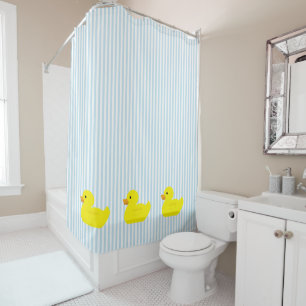 Rideaux De Douche Peinture de canard en caoutchouc