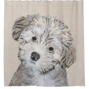 Rideaux De Douche Peinture de Chien Havanais - Cute Original Chien A