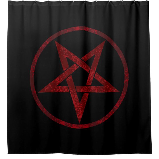 Rideaux De Douche Pentagram Red Devil (Devant)