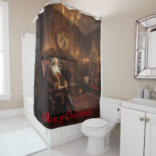 Rideaux De Douche Père Noël Cosy Nook