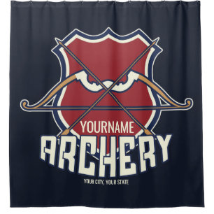 Rideaux De Douche Personnalized Archery Sports Recurve Bow Arrow