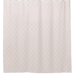 Rideaux De Douche Petal rose marocain Quatrefoil Motif