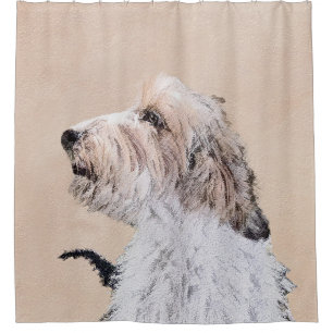 Rideaux De Douche Petit Basset Griffon Vendéen Peinture - Chien Art
