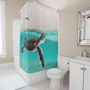 Rideaux De Douche Petite tortue de mer