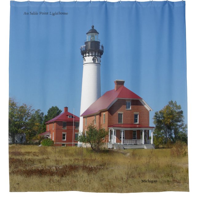 Rideaux De Douche Phare Au Sable Point (Devant)