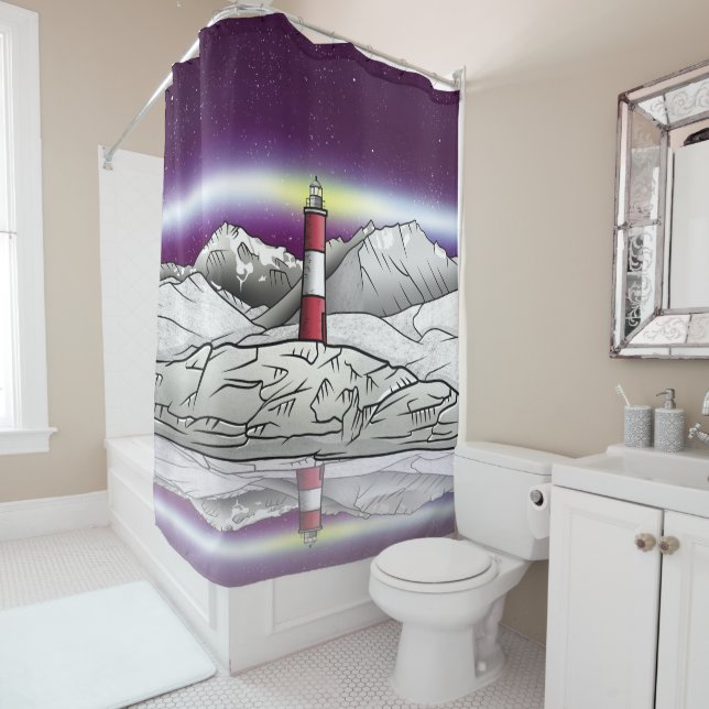Rideaux De Douche Phare des Eclaireurs Argentine (En situation)