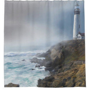 Rideaux De Douche Phare Ocean Sea View 286